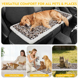 Car Back Seat Mat for Dog 53"x24" Dog Bed for Car Scratch Proof Non Slip Thick Odorless Non Fading Pet Travel Cushion Bed Overlay for Hard Bottom Extender & Cat Rabbit Pet Car Seat Cover Protector