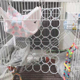 2 Pack Hanging Rat Rope Net, Bird Swing Toy, Parrot Climbing Ladder Bridge for Small Animal Cage Accessories