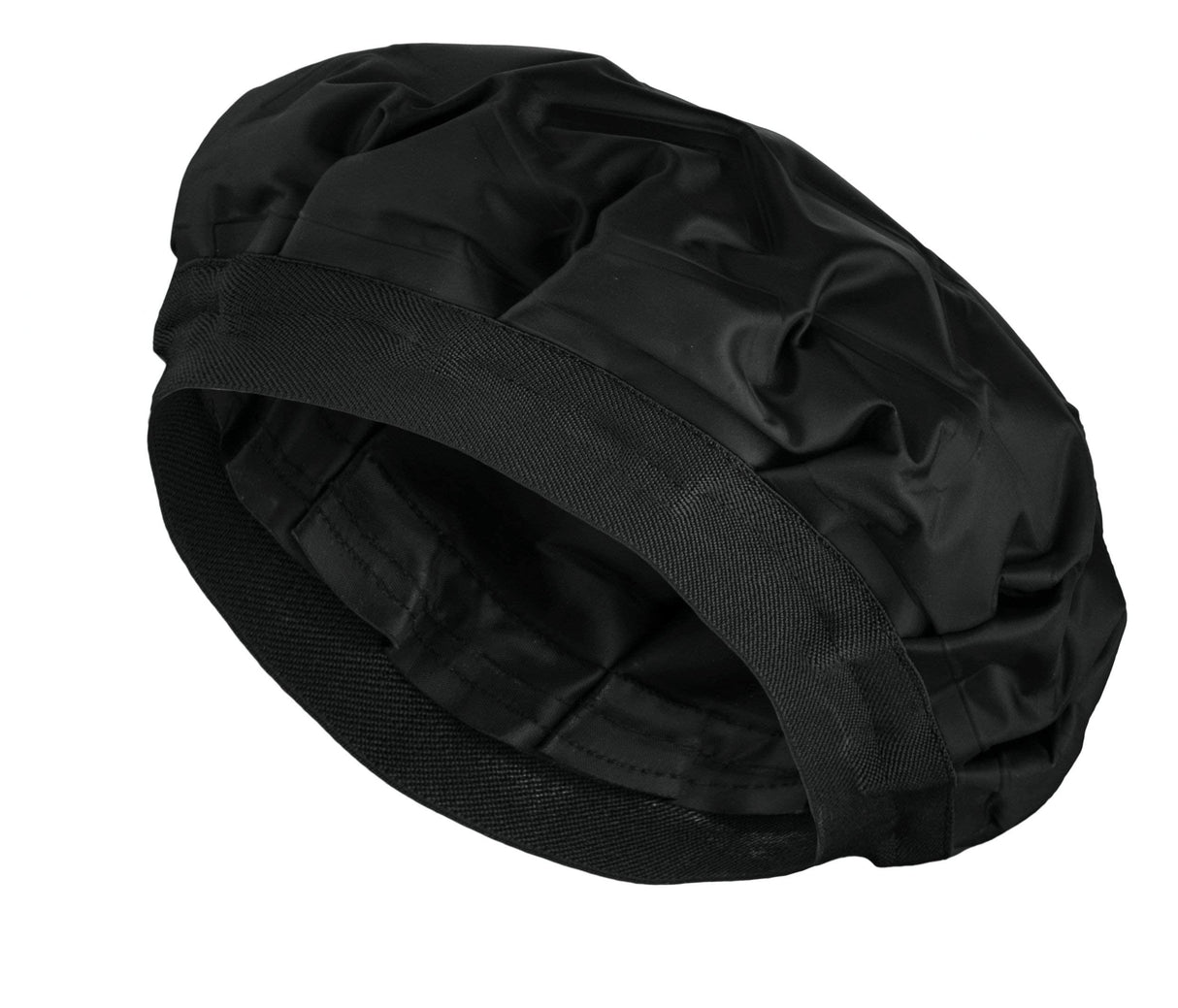 Deep Conditioning Cordless Heat Cap for Spa Care at Home, Gel Thermal Technology for Scalp Treatment, Natrual Hair Steamer Gel Cap, Black