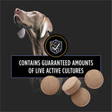 Purina Pro Plan Veterinary Supplements FortiFlora Probiotics for Dogs Chewable Tablets for Digestive Gut Health and Diarrhea - 90 ct. Canister