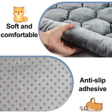 XYDongtong Dog Bed for Car，Dog Car Seat Cover for Back Seat，Non-Slip Travel Pet Mat，Nonslip Soft Durable，Fit for Backseat Extenders and Trucks SUVs (Gray)
