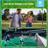 Badminton Birdies - Nylon Bedminton Shuttlecocks for Baseball/Softball Batting Training - Shuttle Balls for Indoor and Outdoor Matches ~ Highly Stable & Durable Plastic badmington Birdie Ball set