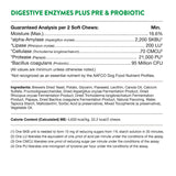 NaturVet – Digestive Enzymes - Plus Probiotics & Prebiotics – Helps Support Diet Change & A Healthy Digestive Tract – for Dogs & Cats (Soft Chews, 120 Count)