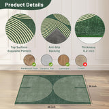 Office Chair Mat for Hardwood Floor&Tile Floor,36"X 48" Heavy Duty Desk Chair Mat for Hard Floors,Under Desk Rug for Rolling Computer Chair,Anti Slip,Low Pile Carpet Floor-Geo Green