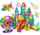 Jasonwell Magnetic Tiles Building Blocks Set for Boys Girls Preschool Educational Magnet Construction Kit Stacking STEM Toys Christmas Birthday Gifts for Kids Toddlers 3 4 5 6 7 8 9 10 + Year Old
