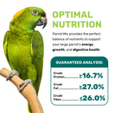 Parrot Mix 5 Lbs, Premium Parrot Food, Nutrient-Rich Blend Birdseed, Supports Energy, Growth & Digestive Health, Tasty and Enjoyable Mix Parrot Food for Healthy & Balanced Diet