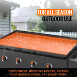 22” Silicone Griddle Mat for Blackstone - Heavy-Duty Food-Grade Griddle Cover & Full Surface Protection, Waterproof, Rust & Dust-Proof, Essential Blackstone Griddle Accessories for Outdoor BBQ