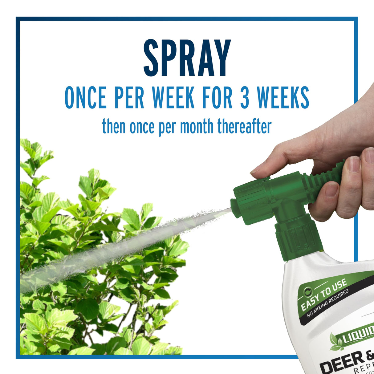 Liquid Fence Deer And Rabbit Repellent Concentrate 32 Ounces, Hose-End Sprayer