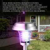 4 Pcs Solar Bug Zapper Waterproof Outdoor Mosquito Zapper Mosquito Killer and Lighting Mosquito Repellent Lamp for Indoor Outdoor Use Garden Patio, Purple and White Light (Silver, Stainless Steel)