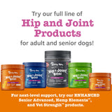 Zesty Paws Hip and Joint Supplement for Dogs - Glucosamine with Chondroitin, MSM, Vitamins C and E Dog Joint Relief - Mobility Bites Duck – 90 Count
