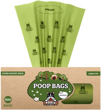 Load image into Gallery viewer, Pogi's Poop Bags – Large, Leak-Proof Dog Waste Bags for Yard or Home Use, Unscented (Single Roll, 500-Count)
