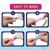 PURPLE LADYBUG Mermaid Headband Making Kit - Mermaid Hair Accessories for Girls 6-8 Years Old - DIY Hair Kit for Girls - Mermaid Crafts for Girls Ages 6-8, Stocking Stuffers for Girls Christmas Gifts