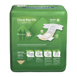 Medline FitRight OptiFit Extra+ Adult Diapers with leak stop guards, Disposable Incontinence Briefs with Tabs, Moderate Absorbency, X-Large, 56"-64", 20 count