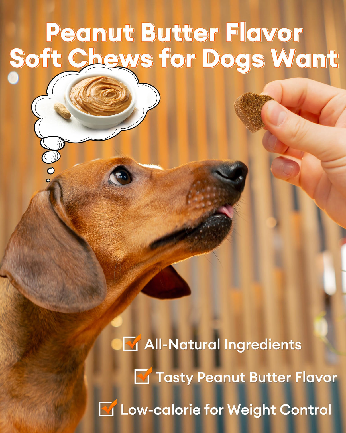 Calming Chews for Dogs 150ct - Anxiety Relief Support & Relaxation for Everyday Stress - Dog Soft Chews with Melatonin - Sleep Aid for Dogs (Peanut Butter Flavor)