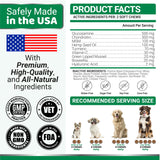 YUMA'S Hemp Hip and Joint Supplement for Dogs - Glucosamine for Dogs - 170 Joint Pain Relief Chews - Chondroitin, MSM - Hemp Oil - Advanced Canine Health Supplement - Mobility Support Treats