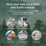Bedsure SupportMax™ XL Orthopedic Dog Beds Large Sized Dog - Extra Thick Supportive Dogs Couch with Waterproof Washable Cover, Extra Large Comfort Pet Sofa with Soft Sherpa & Nonskid Bottom, Grey, 42"