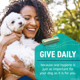 OraVet Dental Chews for Dogs, Oral Care and Hygiene Chews (Extra Small Dogs, 3.5-9 lbs.) Yellow Pouch, 30 Count