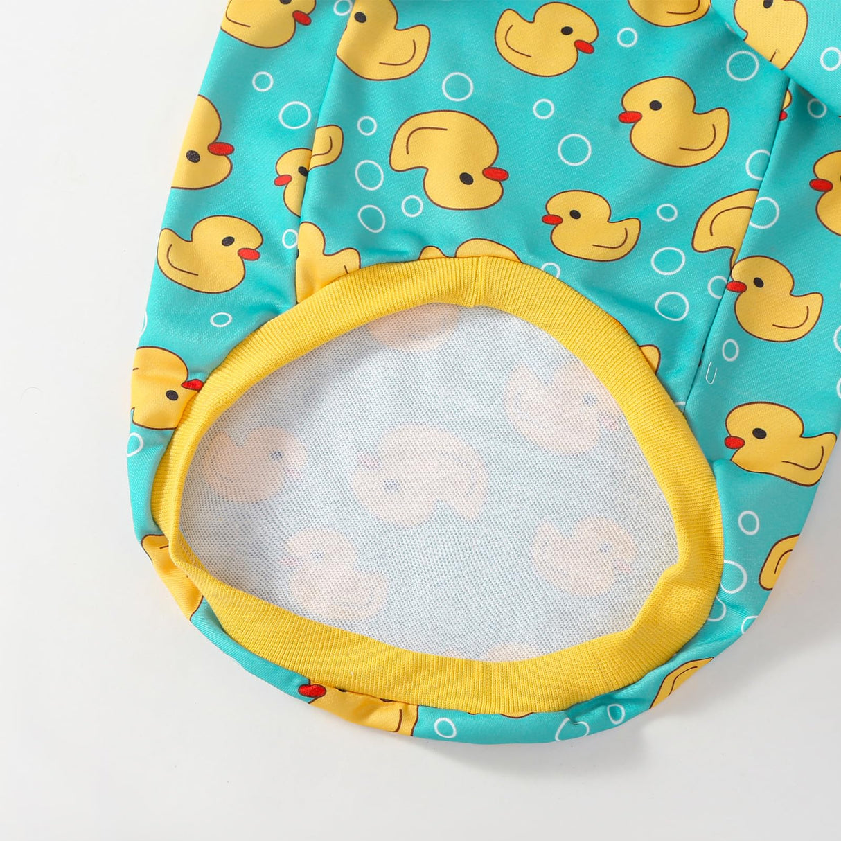 Dog Hoodie Pullover Sweatshirts Soft and Stretch Pets Clothes Yellow Duck Hooded for Medium Large Dogs（Yellow Duck 2XL）
