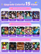 Star Projector for Kids,15 Films Star Lights for Ceiling Projector +10 Sleep Sounds Machine Baby Night Lamp,Remote Timer Cute Pink Lamp Nursery Lamp,Exquisite Christmas Gifts for Kids Baby Girl Gifts