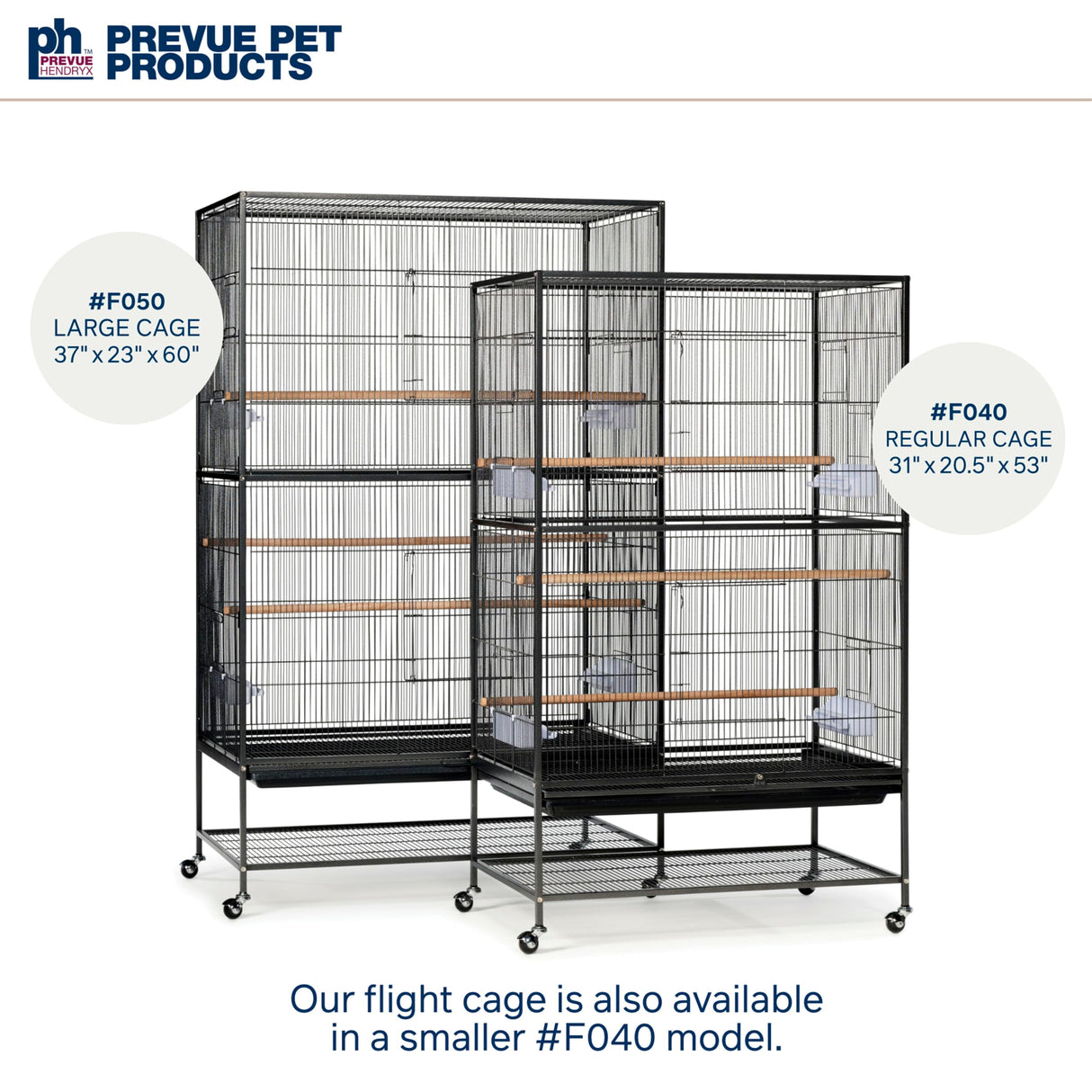 Prevue Hendryx F050 Pet Products Wrought Iron Flight Cage, X-Large, Hammertone Black