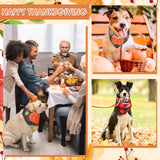 Sweetude 100 Pcs Fall Dog Bandanas Bulk Plaid Bandanas for Dog Autumn Thanksgiving Pet Scarf Bibs Adjustable Triangle Kerchief Grooming Supplies Pet Costume for Small Medium Large