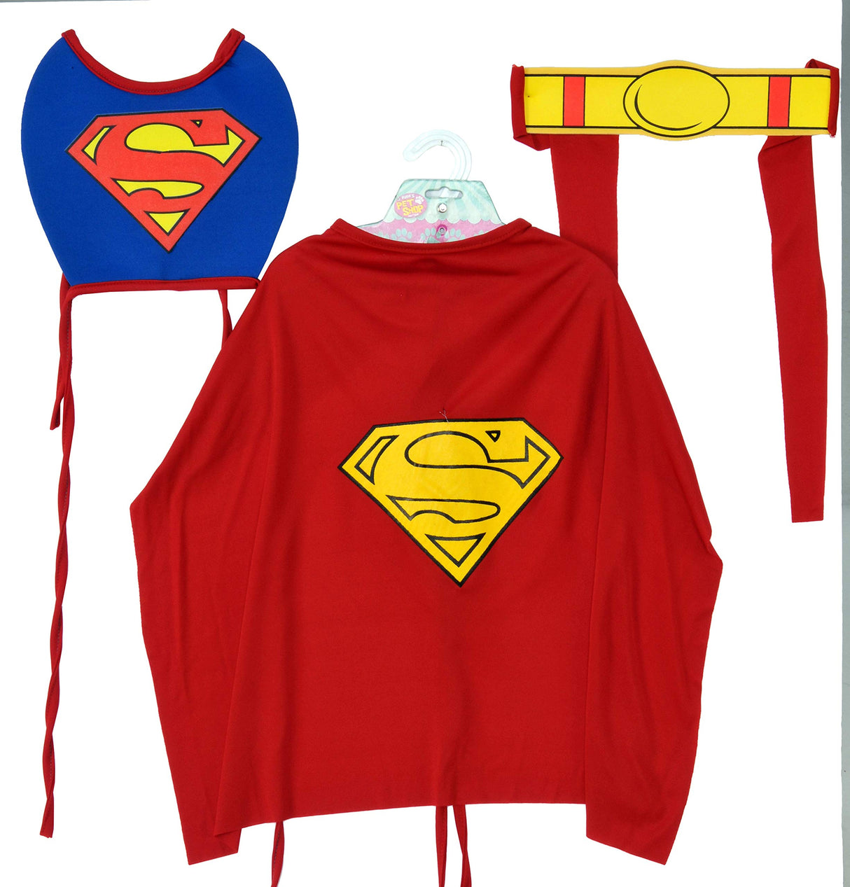 DC Comics Superheroes: Superman Pet Costume for For Dogs or Cats by Rubies, Large