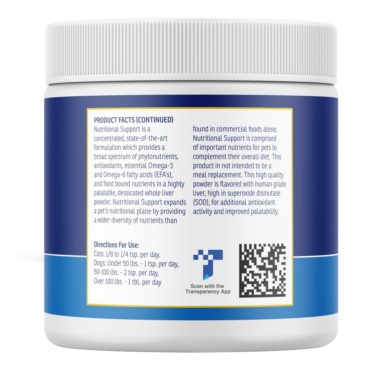 Rx Vitamins Nutritional Support - A Combination of Essential Vitamins, Minerals, & Other Beneficial Compounds for Dogs and Cats - 9.07oz