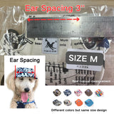 Harikaji Dog Hat,Dog Sunscreen Hat Baseball Cap Outdoor Sports Hat with Ear Holes and Chin Strap Adjustable Hat for Small and Medium Dog (M, British Style)