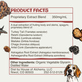 MycoDog Vitality - Turkey Tail Mushroom for Dogs - Mushroom & Adaptogen Supplement for Senior Dogs - Supporting Immune Health & Daily Wellness - with Reishi, Chaga