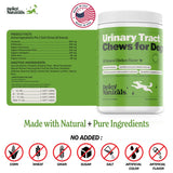 Deley Naturals Dog UTI Chews - Vet-Grade Cranberry Supplement for Dogs with D-Mannose & Echinacea for Bladder & Urinary Tract Health - Urinary Tract Supplements for Small to Large Breeds - 120 Chews