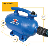 XPOWER B-4 Professional Pet Grooming Force Dryer with Powerful and Quiet Motor, Variable Speed Control, Versatile For All Coats and Breeds