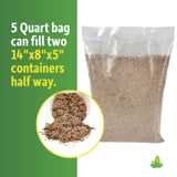 Josh's Frogs Mealworm & Superworm Wheat Bran Bedding and Food Source (5 Quarts)
