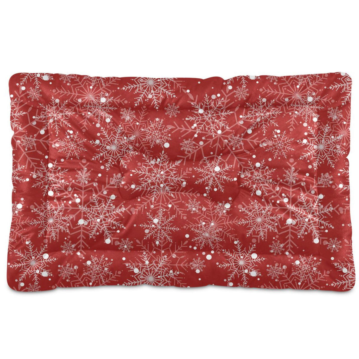 Sletend Christmas Snowflake Pet Bed Cute Dog Bed Mat Absorbing Non Slip Pad Pet Sleeping Mat for Small, Medium, and Large Dogs Puppy Cat 24 in x 18 in