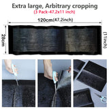 CREPLOSL Large Super Sticky Rat Glue Traps, Mouse Glue Traps, Mouse Sticky Trap, Mice Traps, Spiders Snake Traps, Rat Snake Sticky Traps for Outdoor Indoor Home (47.2x11) (6 Pack)