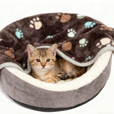 12 Pcs Small Dog Blanket Fleece Puppy Blankets Washable Pet Blankets for Cats Soft Flannel Paw Printed Throw for Guinea Pig Indoor Kittens Doggie (23 X 16 Inch,Dark Gray)