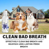 2Pcs Dental Plus,Freshen Breath, Natural, Odorless & Flavorless Formula to Fight Tartar, for All Pet