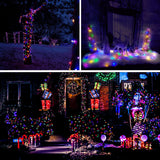 suddus 33ft 100 LED Outdoor String Lights, Multi Color Fairy Lights Battery Operated with Remote, Led Twinkle Lights for Bedroom, Backyard, Wedding, Tree, Mason Jar, Wall, Centerpiece, Christmas