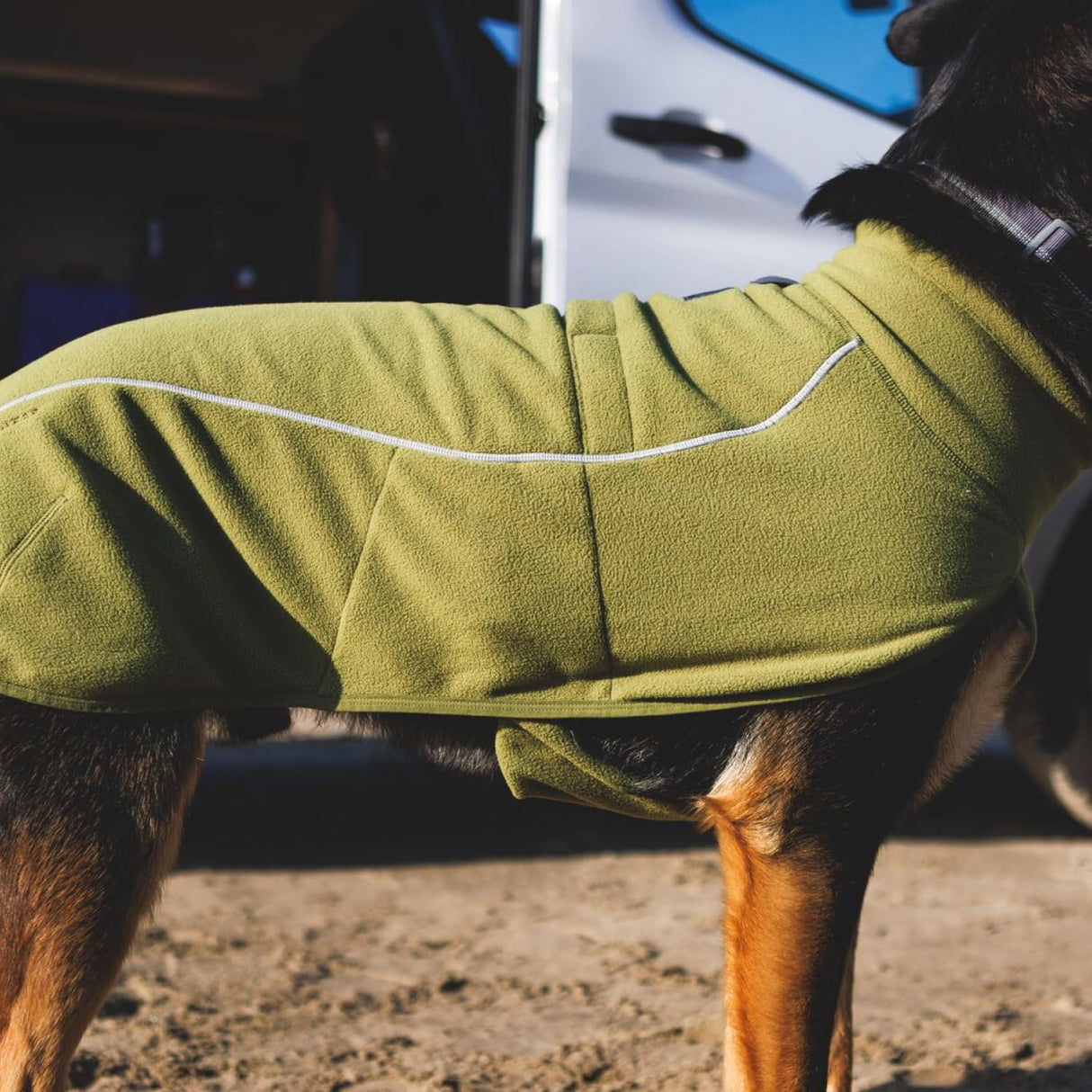 Ruffwear, Climate Changer Dog Fleece Vest, Lightweight, Warm, Winter Coat for Dogs with Adjustable Fit, Quick Release Buckles, Reflective Trim, and Harness Compatibility, Basalt Gray, XX-Small