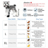 Snugrance 2 pcs Dog Paw Wound Recovery Boot, Lick-Proof Protection, Non-Slip Pet Shoe with 3 Strengthen Self-Adhesive Strap, Soft Protector for Medium to Large Dogs (M)