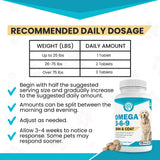 Wanderfound Pets - Omega 3 Fish Oil for Dogs, Smoked Salmon and Liver Flavor, 120 Chewable Tablets