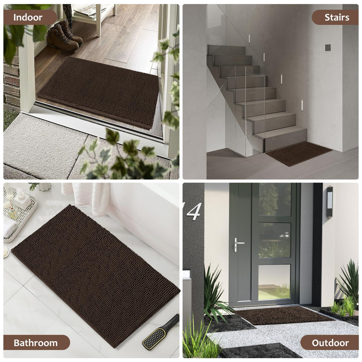 LWYYQB Washable Soft Microfiber Mud Mats for Dogs Large, Dirt Trapper Mud Mats for Dogs, Absorbent Door Mat Indoor for Muddy Paws, Non Slip Dog Rugs for Muddy Paws, Dog Rugs for Home Entrance