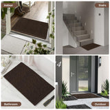LWYYQB Washable Soft Microfiber Mud Mats for Dogs Large, Dirt Trapper Mud Mats for Dogs, Absorbent Door Mat Indoor for Muddy Paws, Non Slip Dog Rugs for Muddy Paws, Dog Rugs for Home Entrance