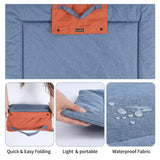 KHONSU PET Foldable Dog Mat Portable for Travel Camping Place Mat Waterproof Outdoor Dog Pad Washable (Small Sized up to 25 lbs)