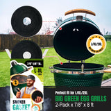 Gasket for Big Green Egg Large/XL/XXL - 2-Pack x 8 FT Smoker Gasket Seal - BGE Gasket 7/8" x 1/8" Felt - Compatible with Big Green Egg - Accessories & Parts for Grill by Smoker Chef