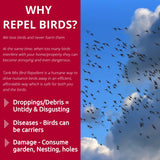 Bird Repellent Spray, Residential Bird Problem Solution by Flock Free Bird Control, 4 oz Concentrate