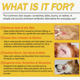 NUTRIARISE Wound Care Ointment for Dogs & Cats - Antibiotic Wound Ointment for Dogs, Cat Wound Ointment, Hot Spot & Itchy Skin Relief, Vet-Recommended Healing Ointment, 1oz