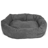 Majestic Pet Villa 32 Inch Shredded Memory Foam Dog Bed for Medium Sized Dog 32x23x7 Inch–Orthopedic Pet Bed - Washable Medium Puppy Mat with Head Support-Orange