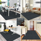Floor Mat for Office Chair Desk Chair Mat for Carpet Desk Mat for Carpeted Floors Office Rug Hriiiiya Office Chair Mat Floor Protector for Carpeted Version Desk Carpet Anti Slip Rug Pad Hardwood