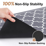 Dish Drying Mat Super Absorbent Drying Mat Large Dish Drying Mats for Kitchen Counter Easy Clean Dish Mat Kitchen Drying Mat15"x 18" Stylish Grey