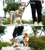 Sychien Hawaiian Dog Shirts,Quick Dry Summer Cooling Mesh Coconut Printing T-Shirt for Large Dogs,Blue+Yellow XL